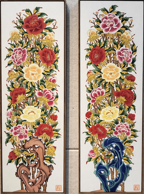 Königliche Pfingstrose 궁모란도